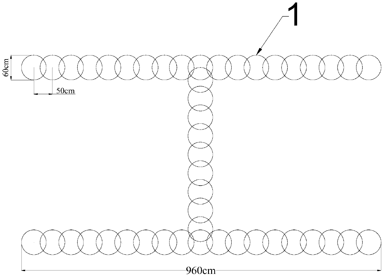 Mixed grooved inserted combined prefabricated special-shaped section composite foundation structure and construction method