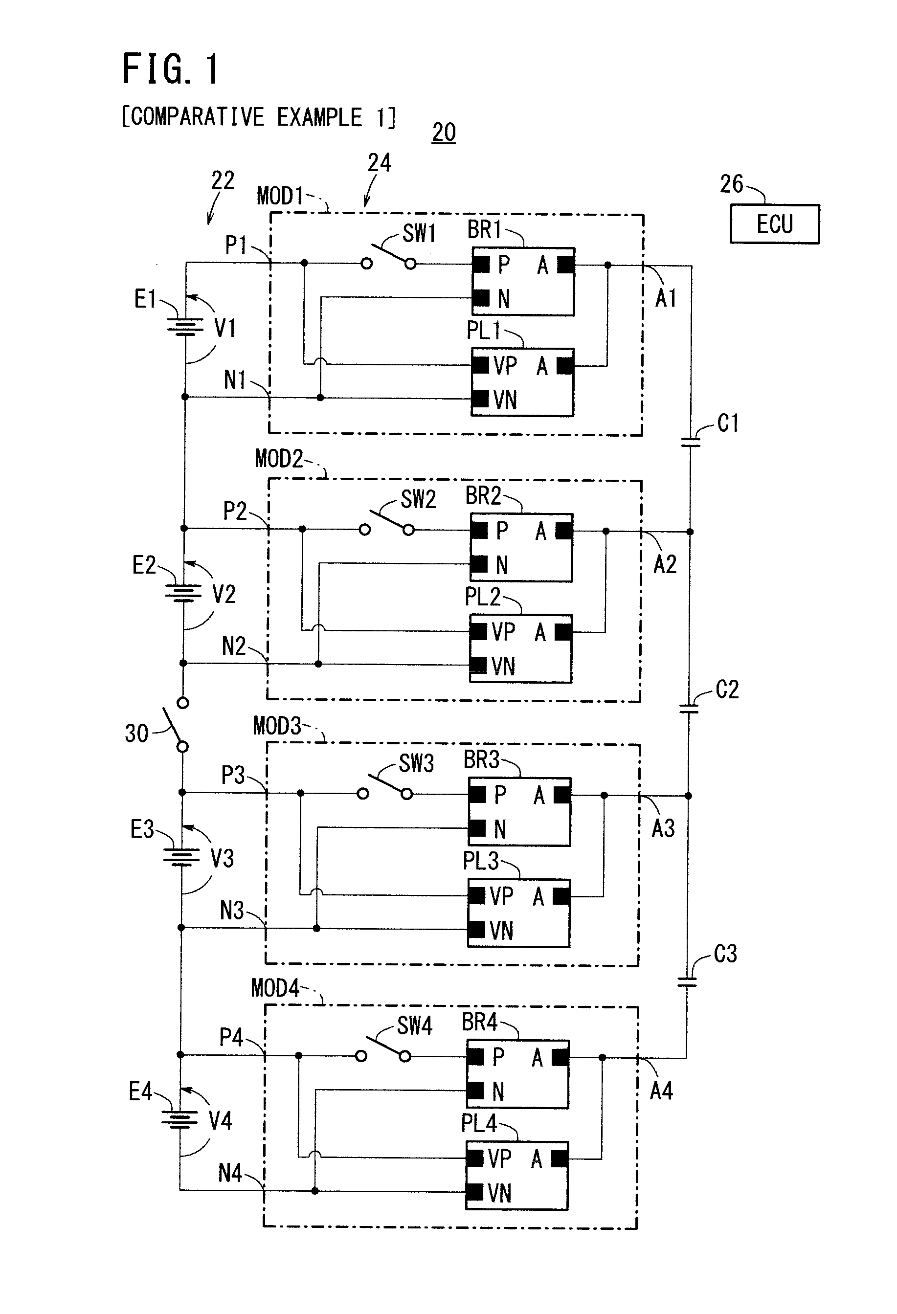 Charging and discharging device