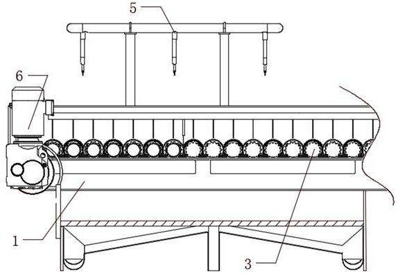 A processing equipment for deep cleaning and preservation of seafood