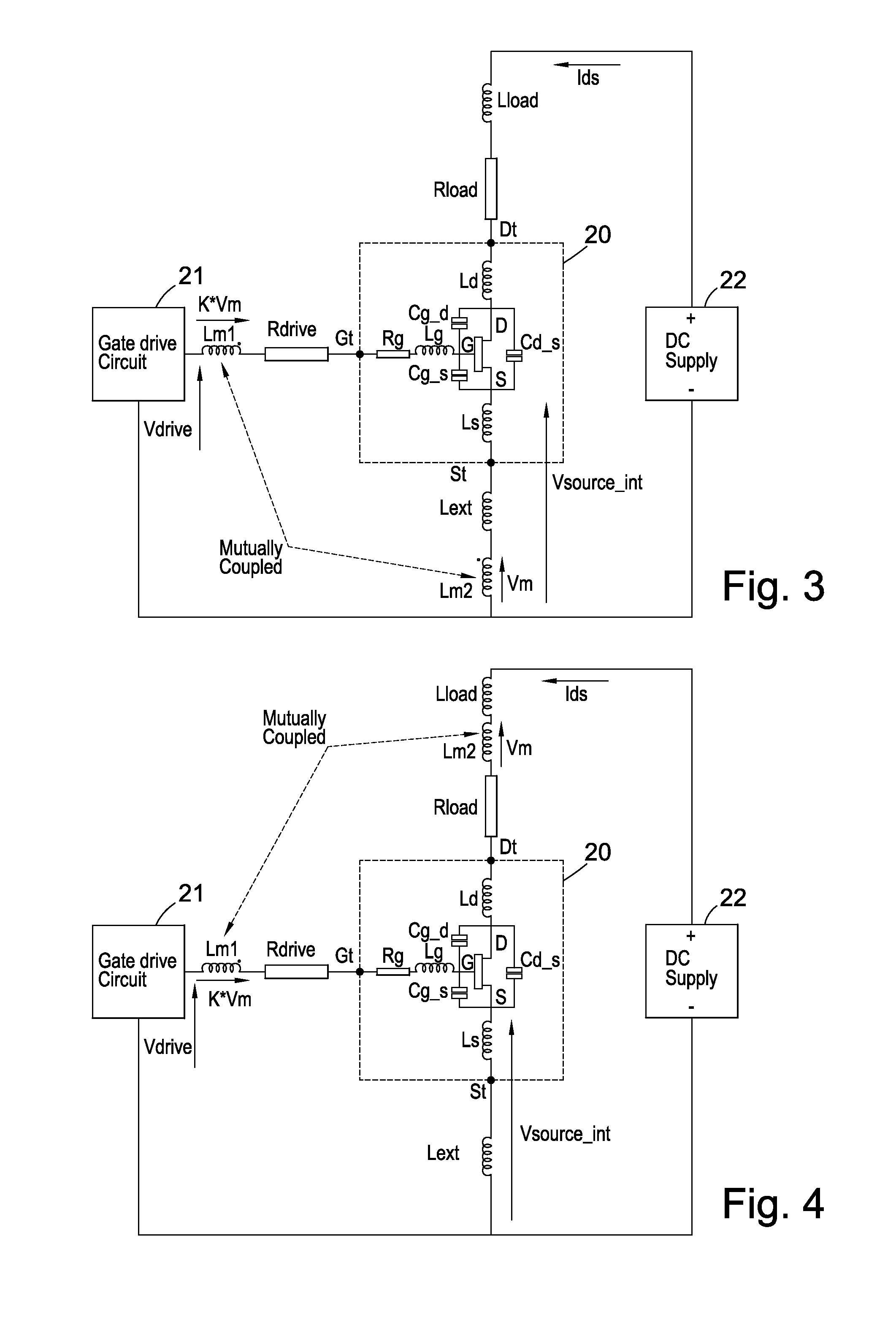 Drive circuit and method for a gated semiconductor switching device