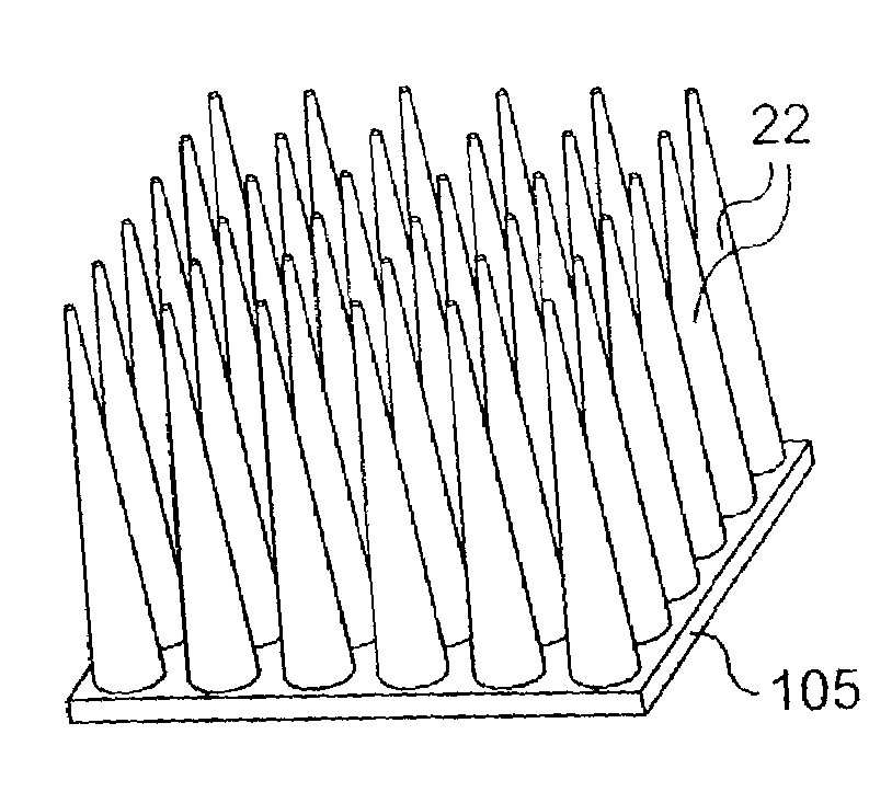 Method for providing a backing member for an acoustic transducer array