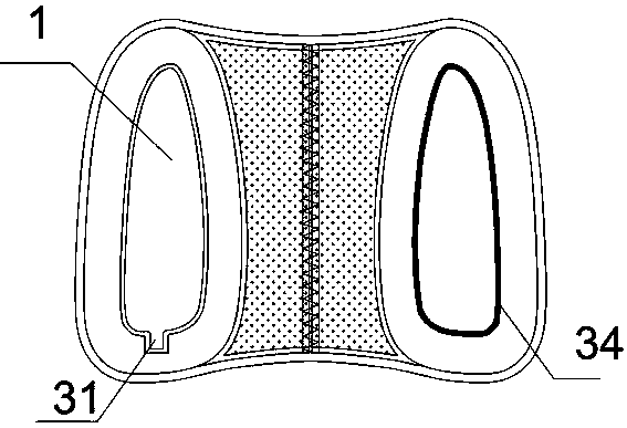 Waist support seat and connection sleeve suitable for same