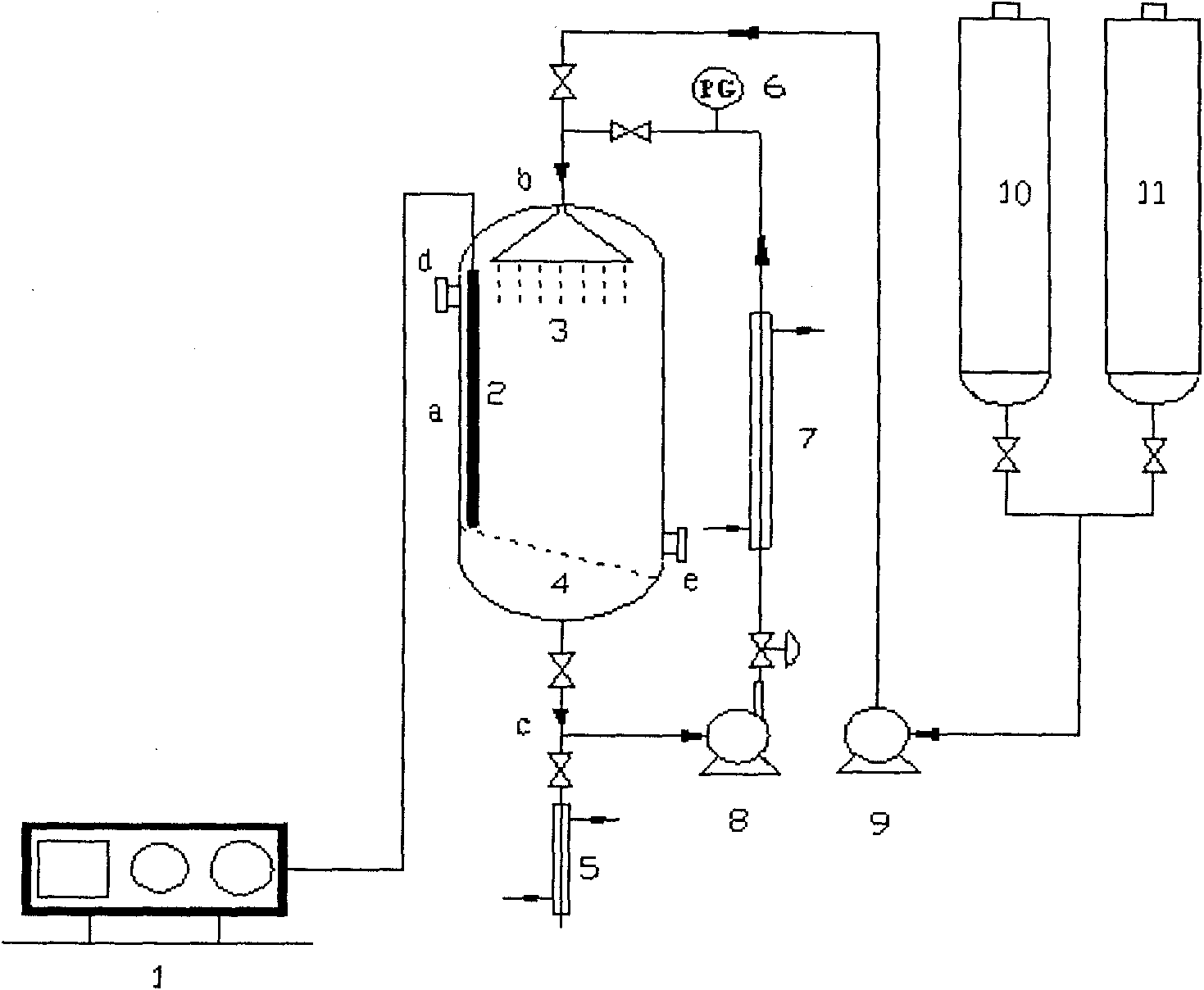 Device and method for hydrolyzing plant hemicellulose by fermented citric acid wastewater