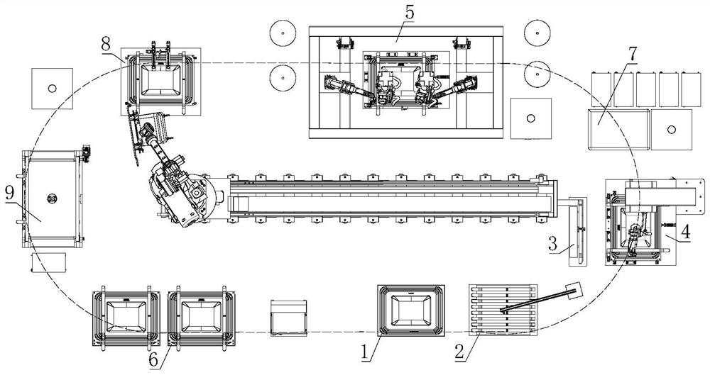 Automatic production system for railway wagon lower side door assembly