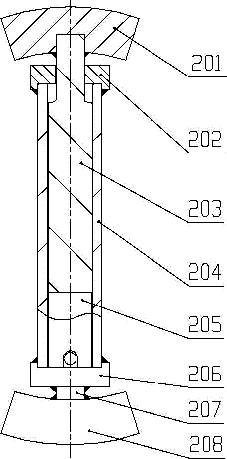 Tool capable of reducing inner hole deformation after nuclear pipe welding