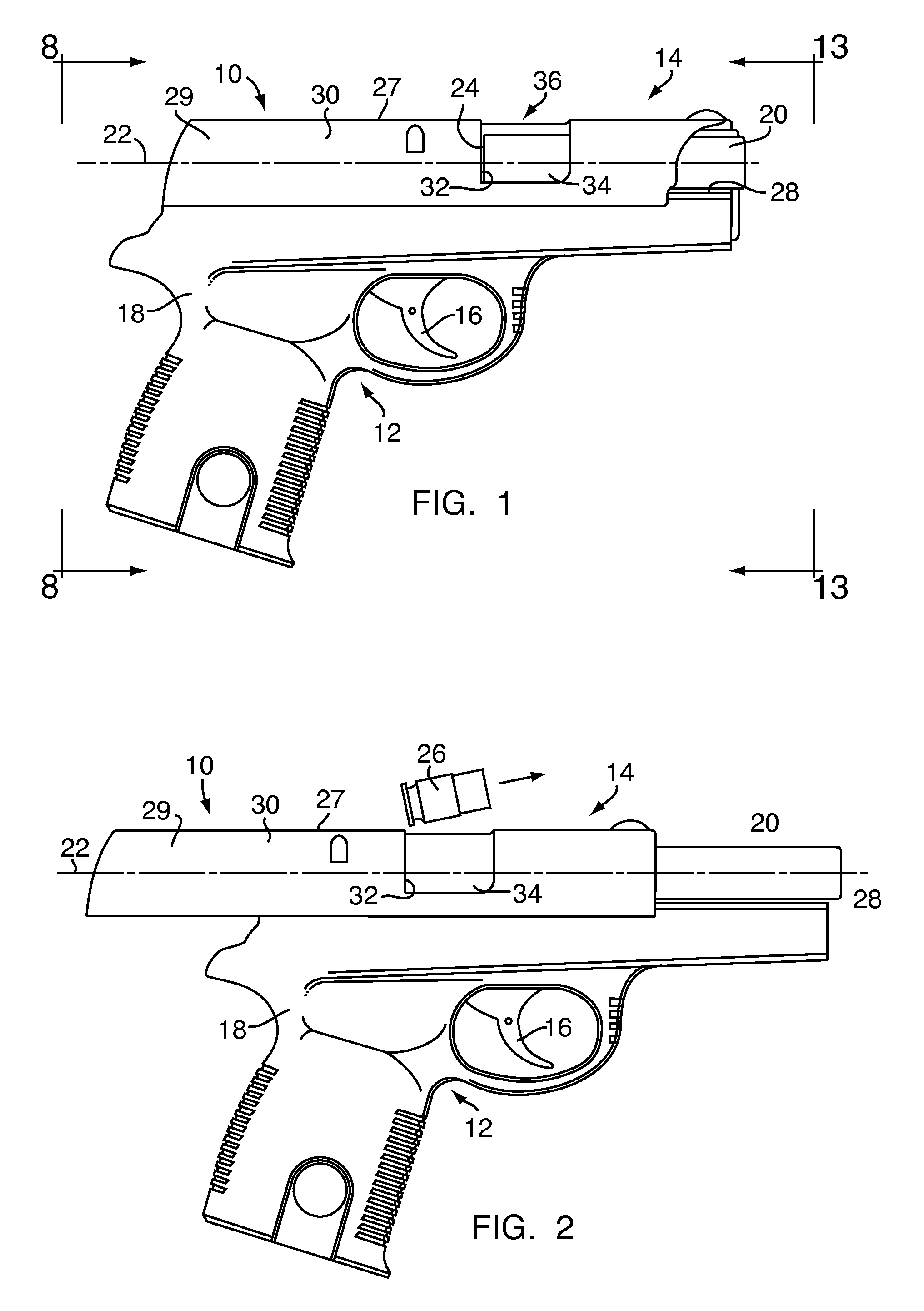 Automatic firing pin block safety for a firearm