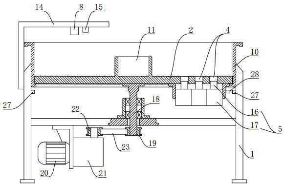 Automatic particle counting device for particle materials