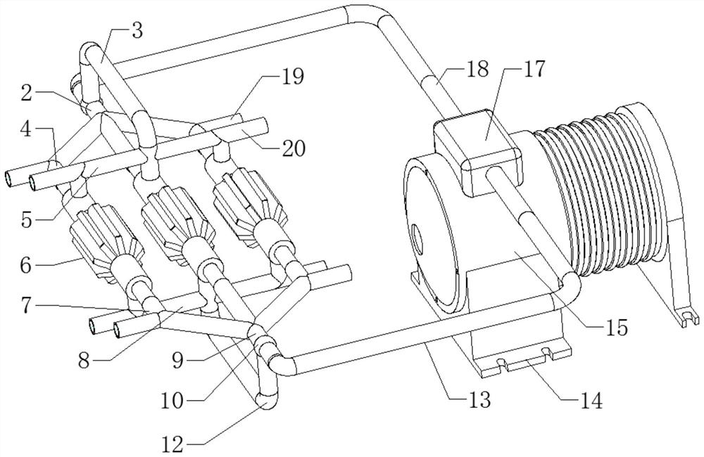 Finned heat exchanger of charging pile