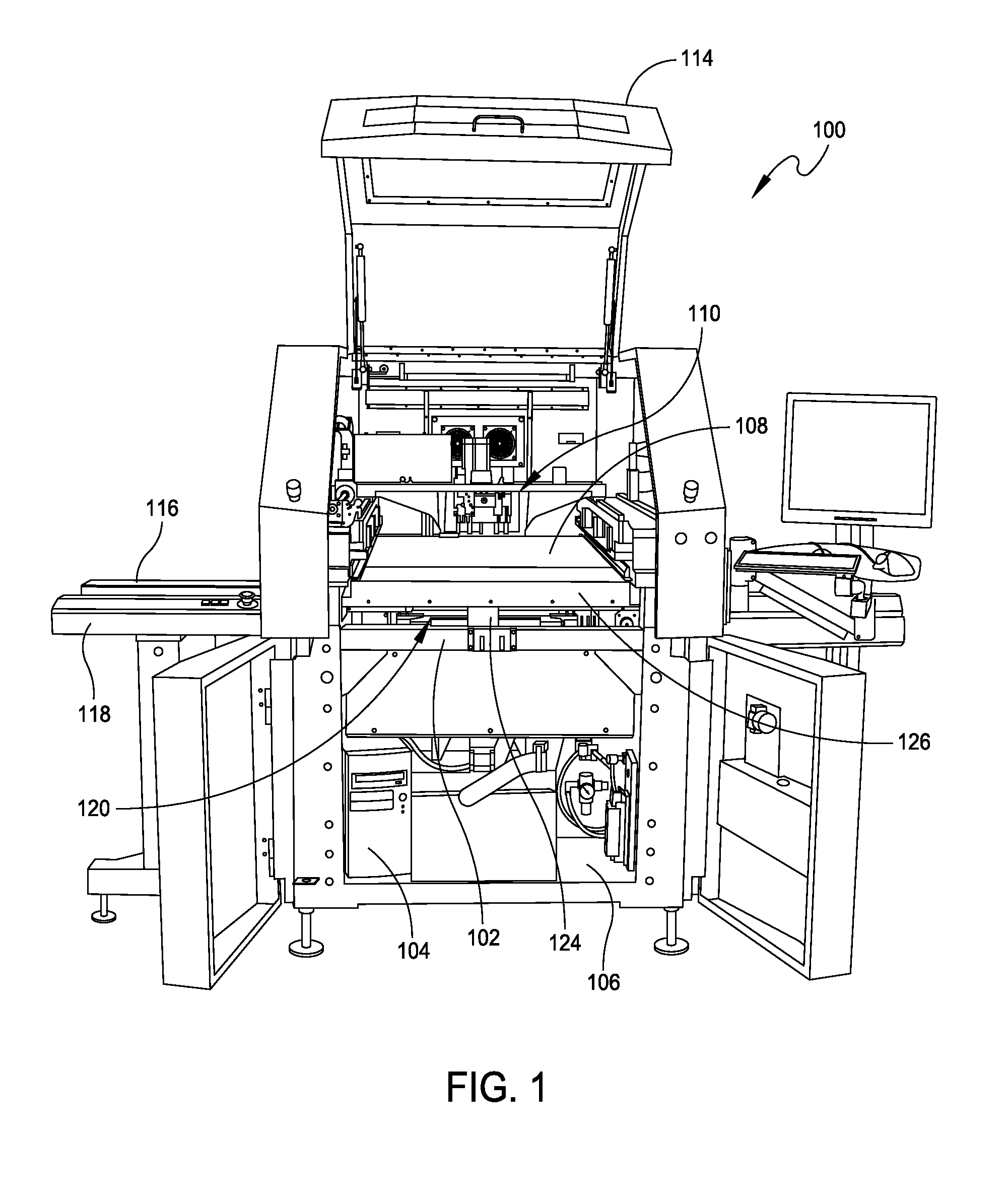 Combination stencil printer and dispenser and related methods