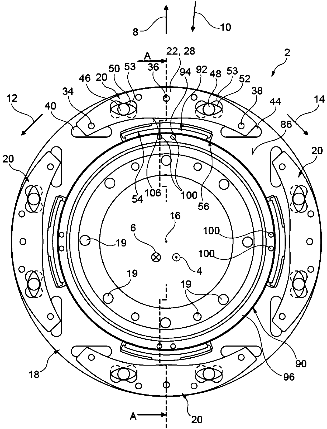 Centrifugal pendulum device and torsion damper with the same