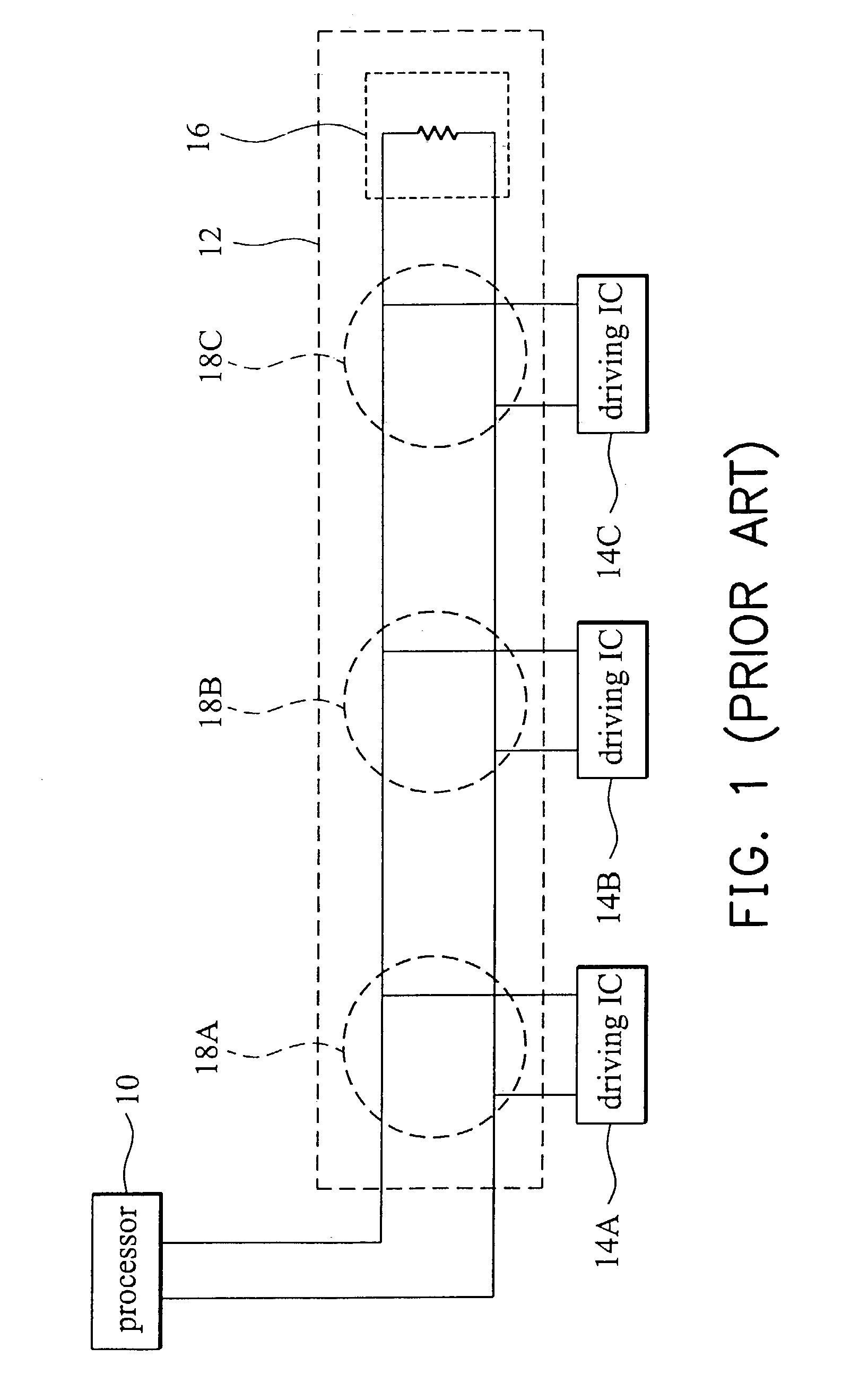 Method and cascading differential signal circuit for receiving differential signals of data-bus, driving circuit of liquid crystal display and driving IC