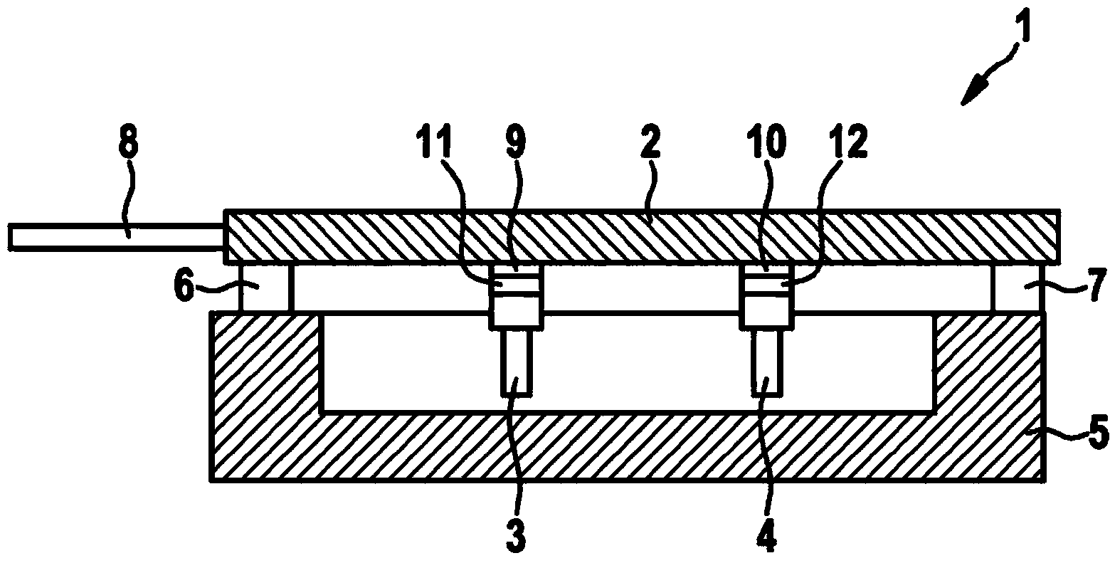 Arrangement with a fuel distributer and multiple fuel injection valves