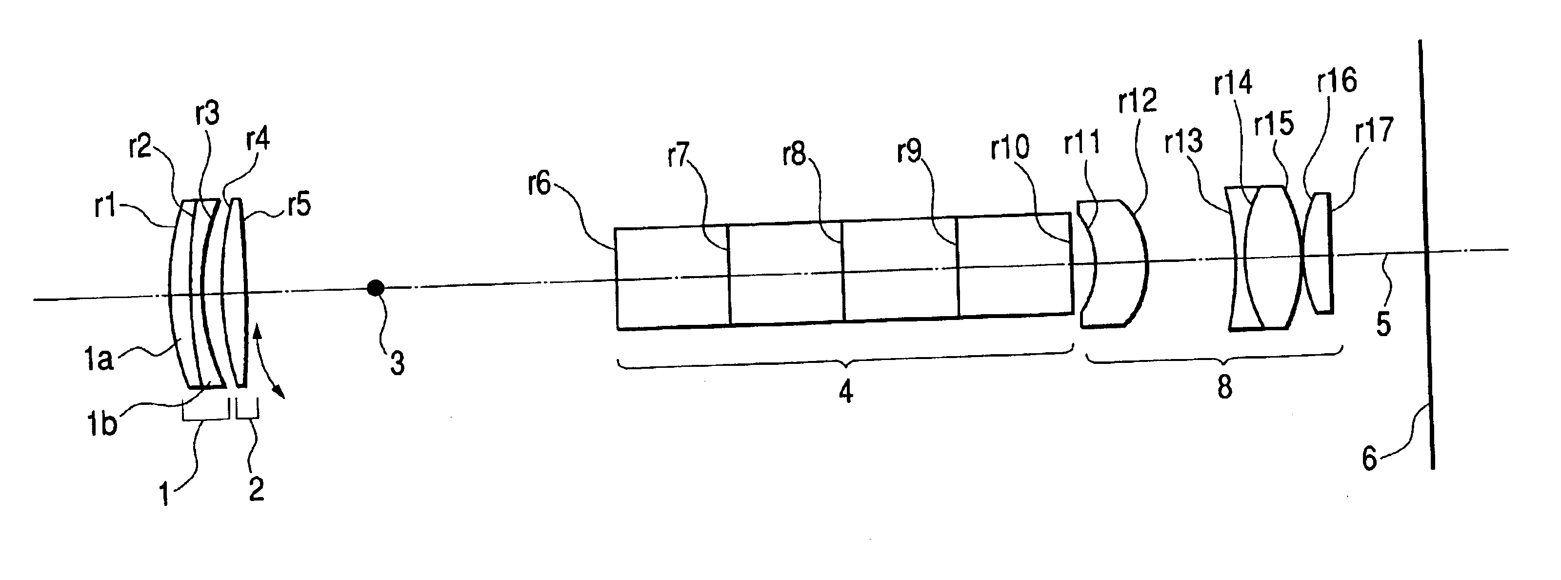 Observation optical system and observation device