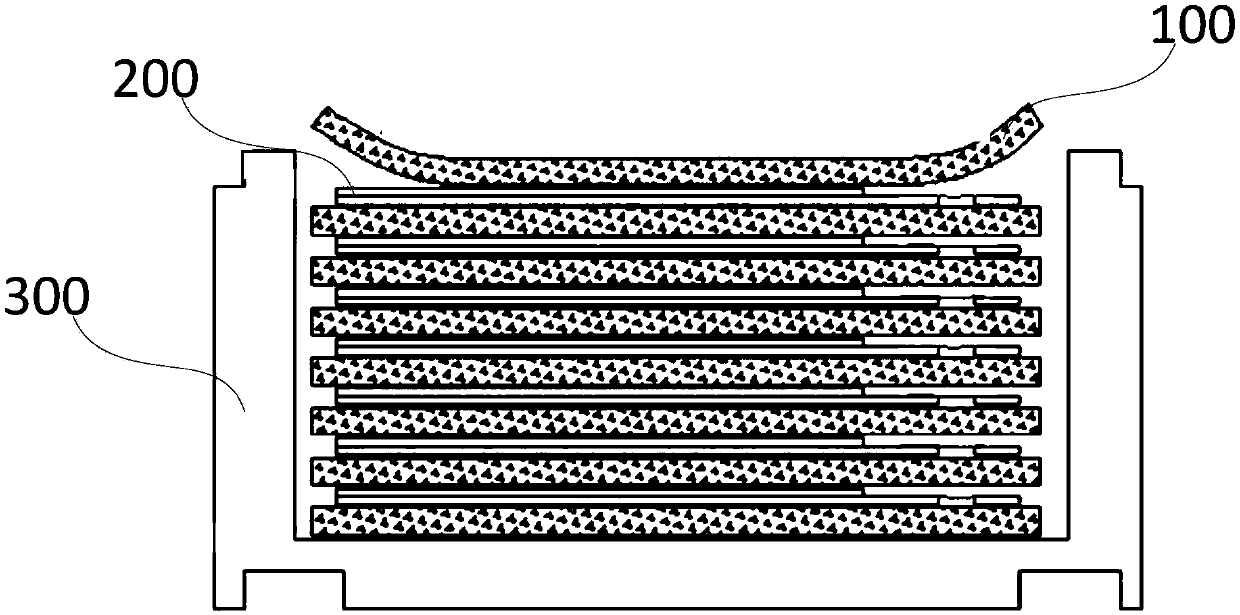 Gasket for display panel and package box