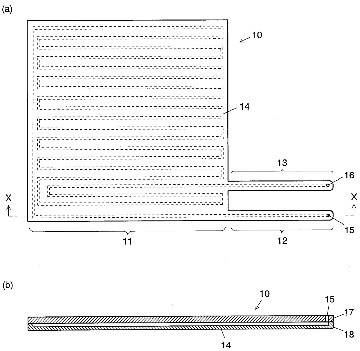 Plate column, temperature regulation system and gas chromatography system