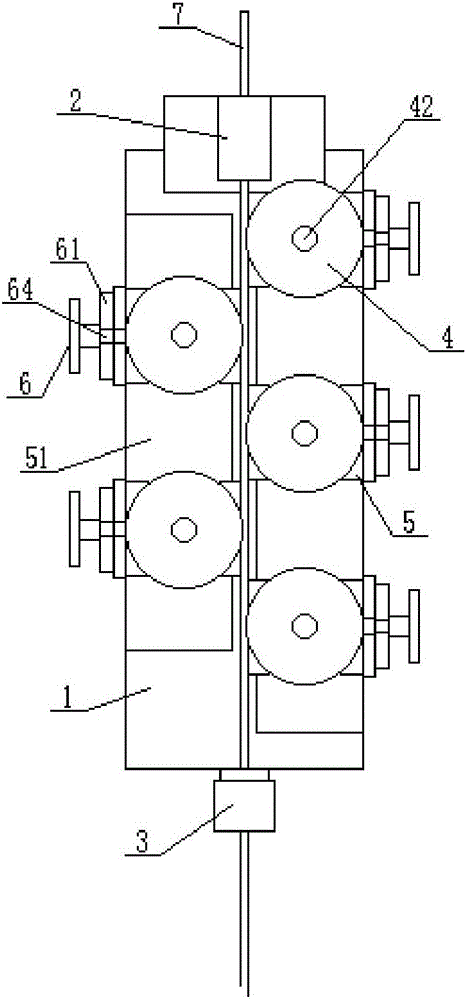 Material guiding mechanism of hook bolt forming machine