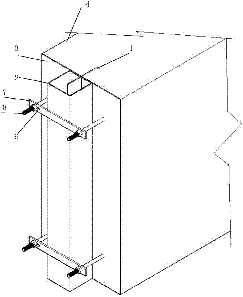 Hydraulic engineering vertical water stop structure and manufacturing and construction method thereof