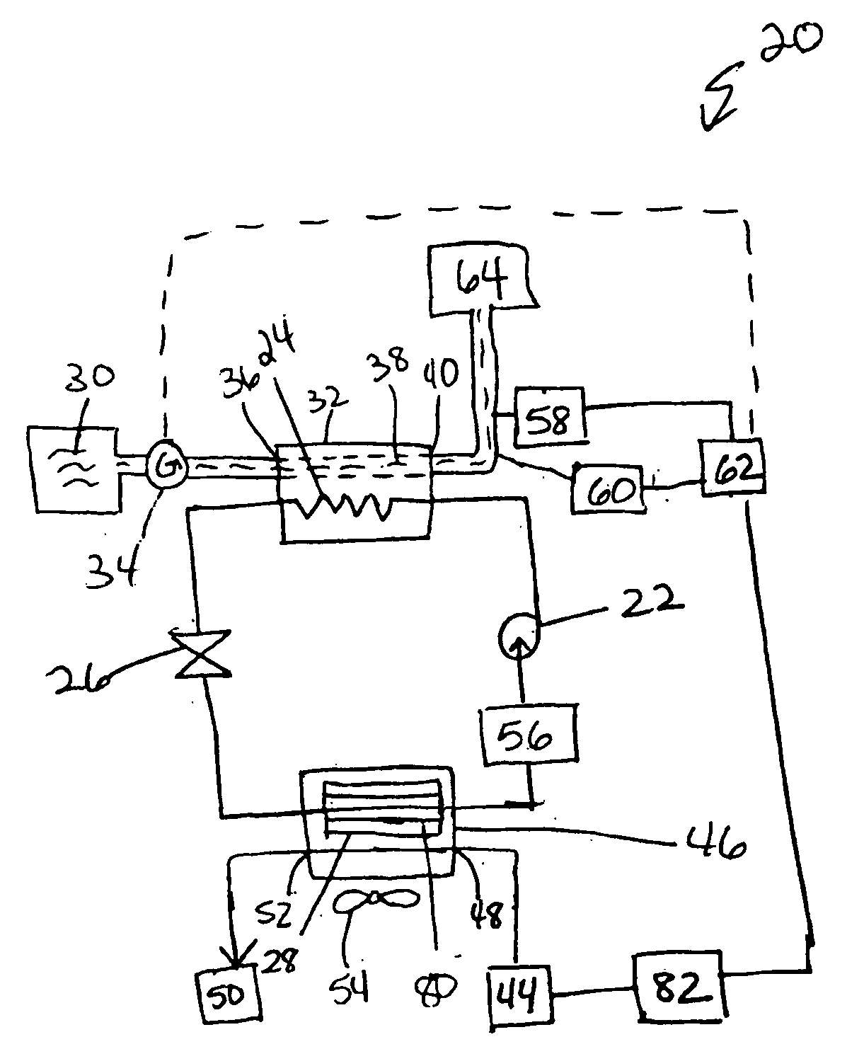 Transcritical heat pump water heating system using auxiliary electric heater