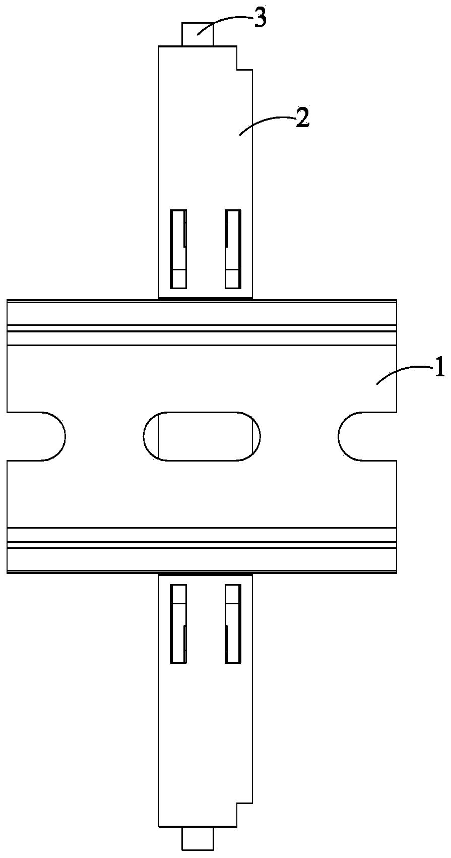 Guide rail clamping fixing device