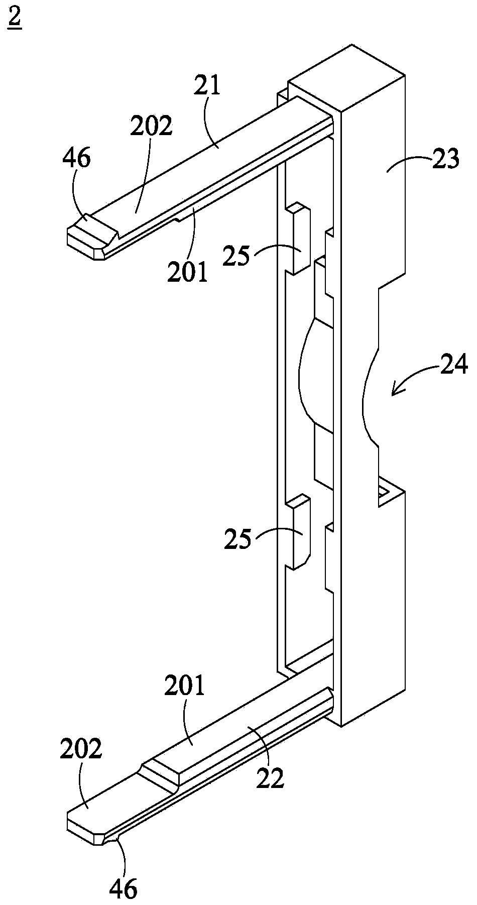Guide rail clamping fixing device
