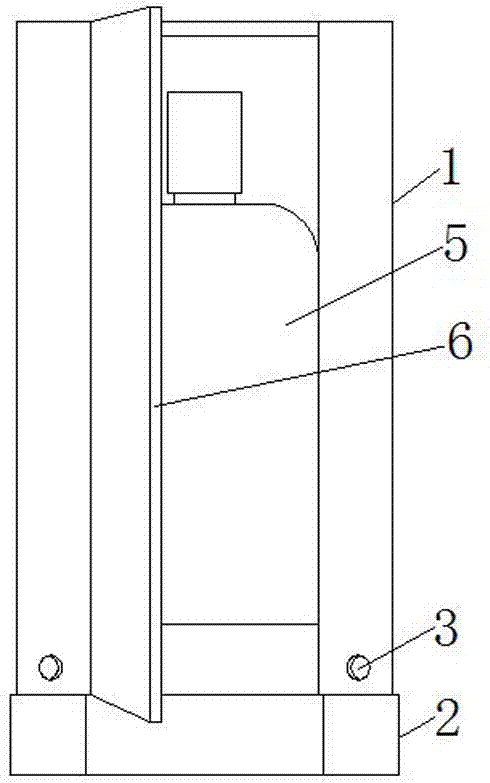 Opening method and opening structure for vertical wine type packaging box