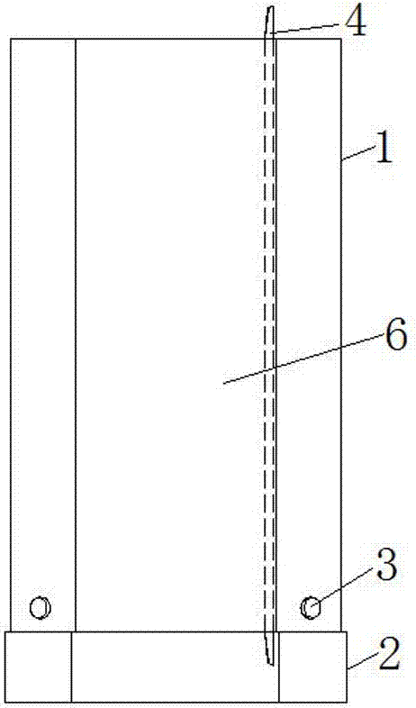 Opening method and opening structure for vertical wine type packaging box