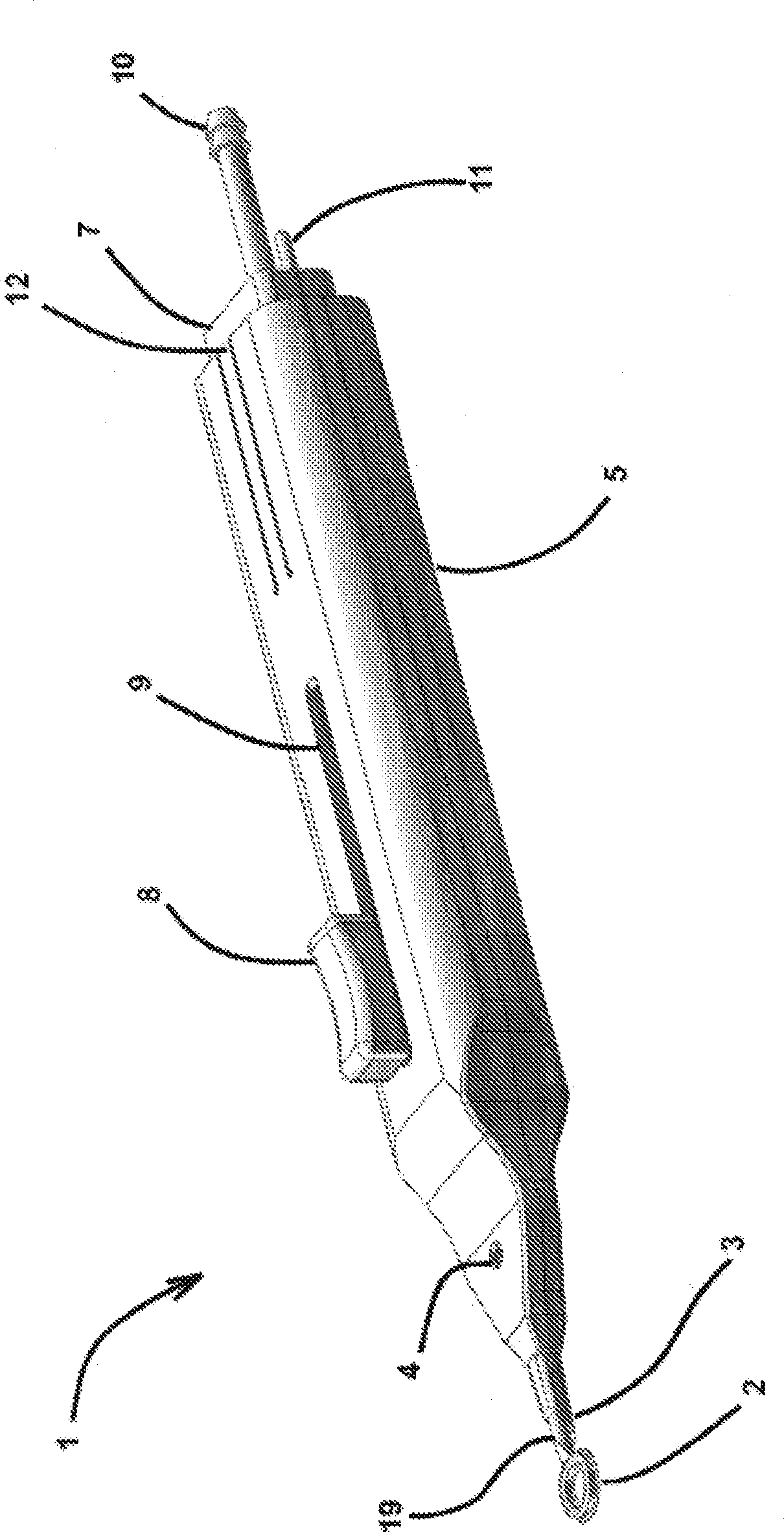 Ophthalmic surgical device for accessing tissue and for performing a capsulotomy