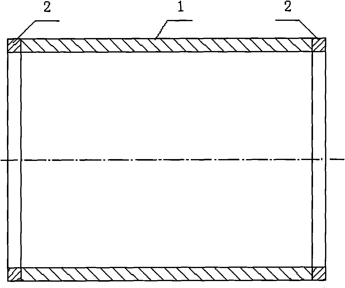 Heat treatment process of nuclear power reactor pressure vessel reactor core cylinder forgings