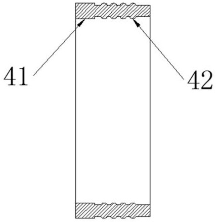 End shaft sealing structure of compressor