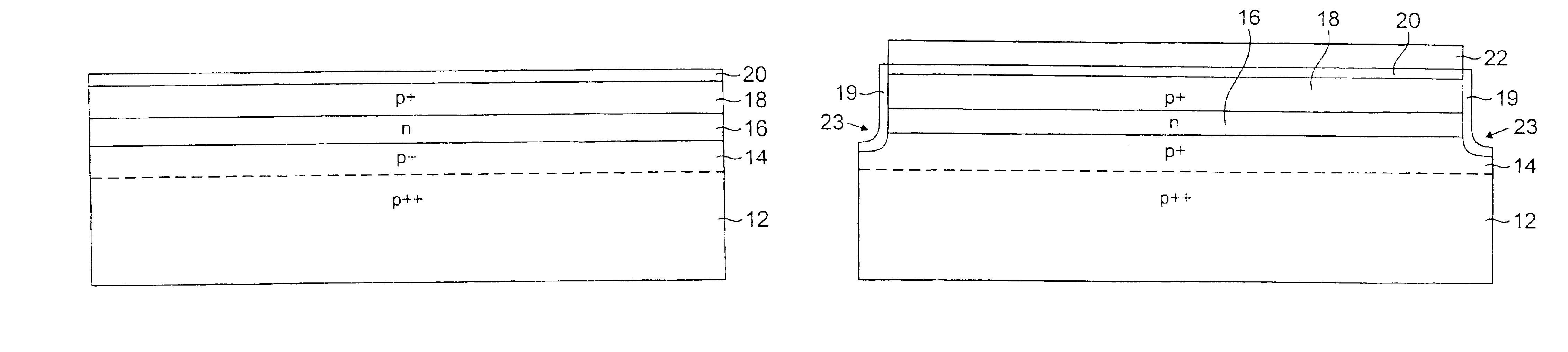 Low-voltage punch-through bi-directional transient-voltage suppression devices having surface breakdown protection and methods of making the same