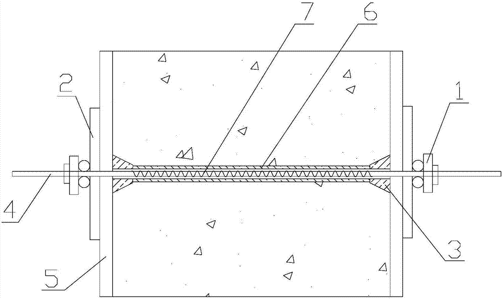 Split bolt assembly and method for mounting wall formwork
