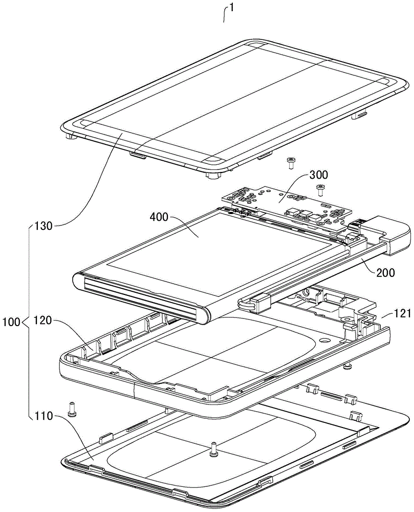 Internal telescopic USB (universal serial bus) cord structure and mobile power supply with same