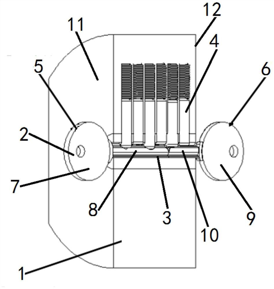 Multi-key anti-theft door lock structure