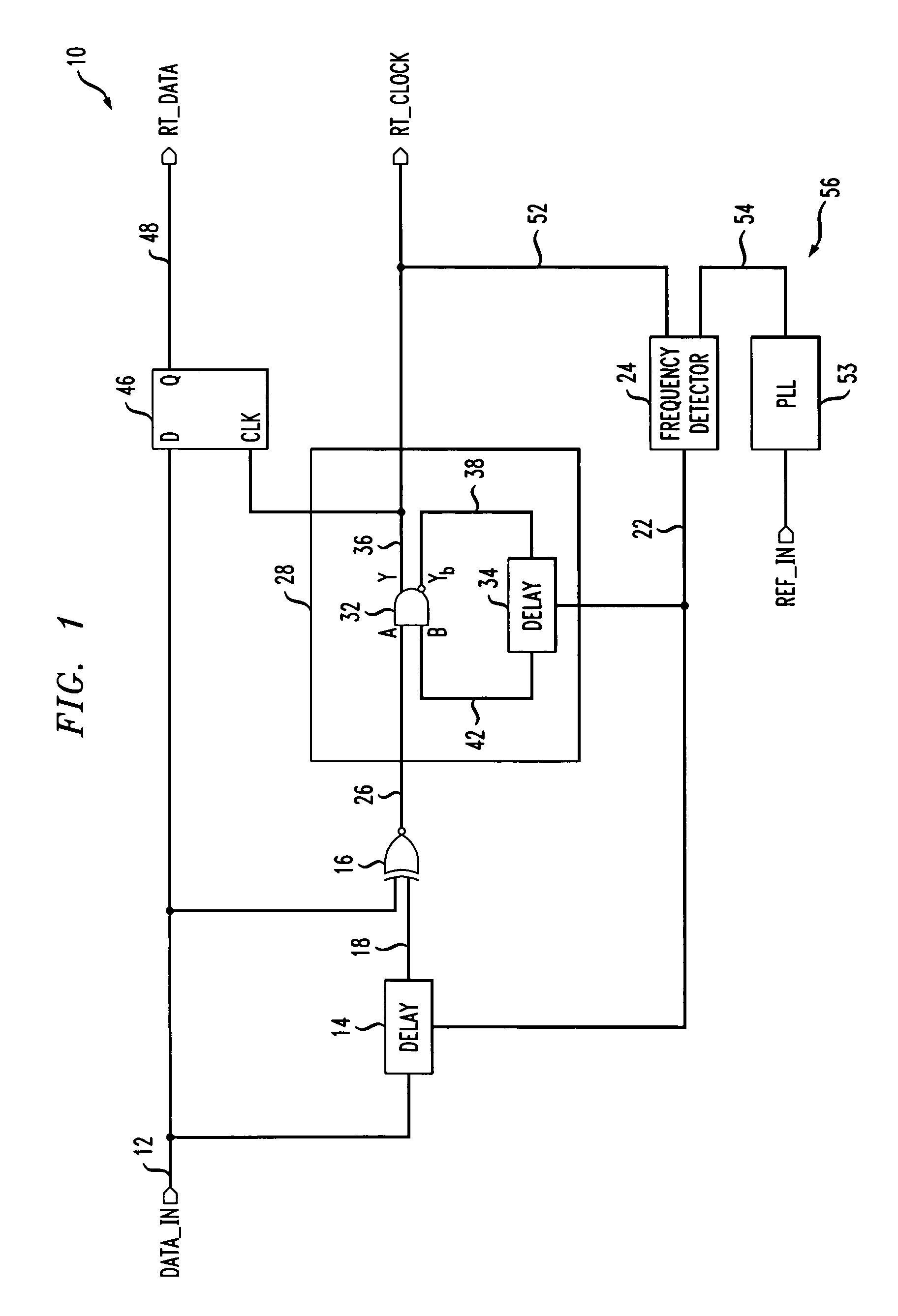 Apparatus and method for calibrating the frequency of a clock and data recovery circuit