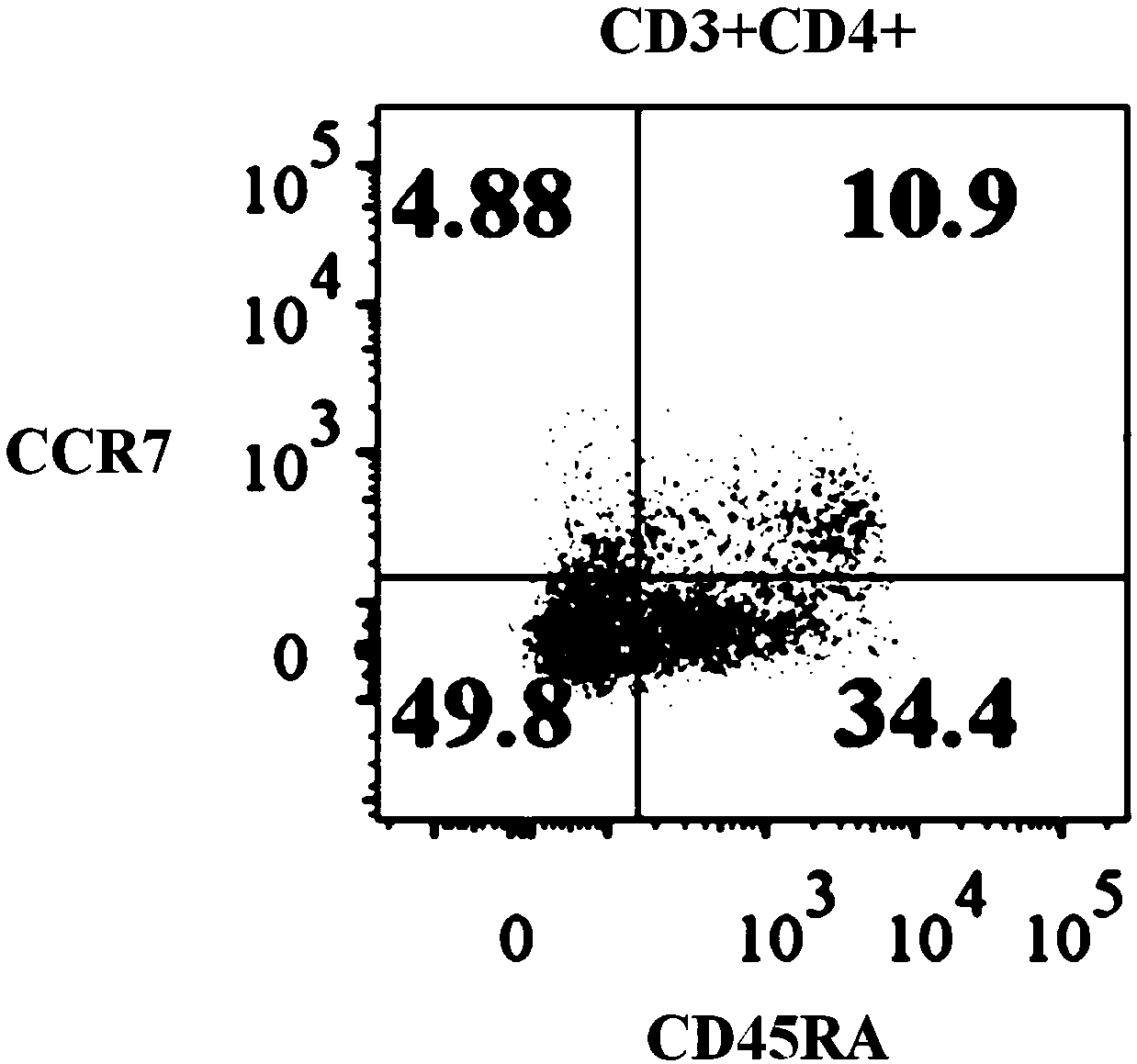 Human peripheral blood T cell immune function simplified evaluation kit and evaluation method