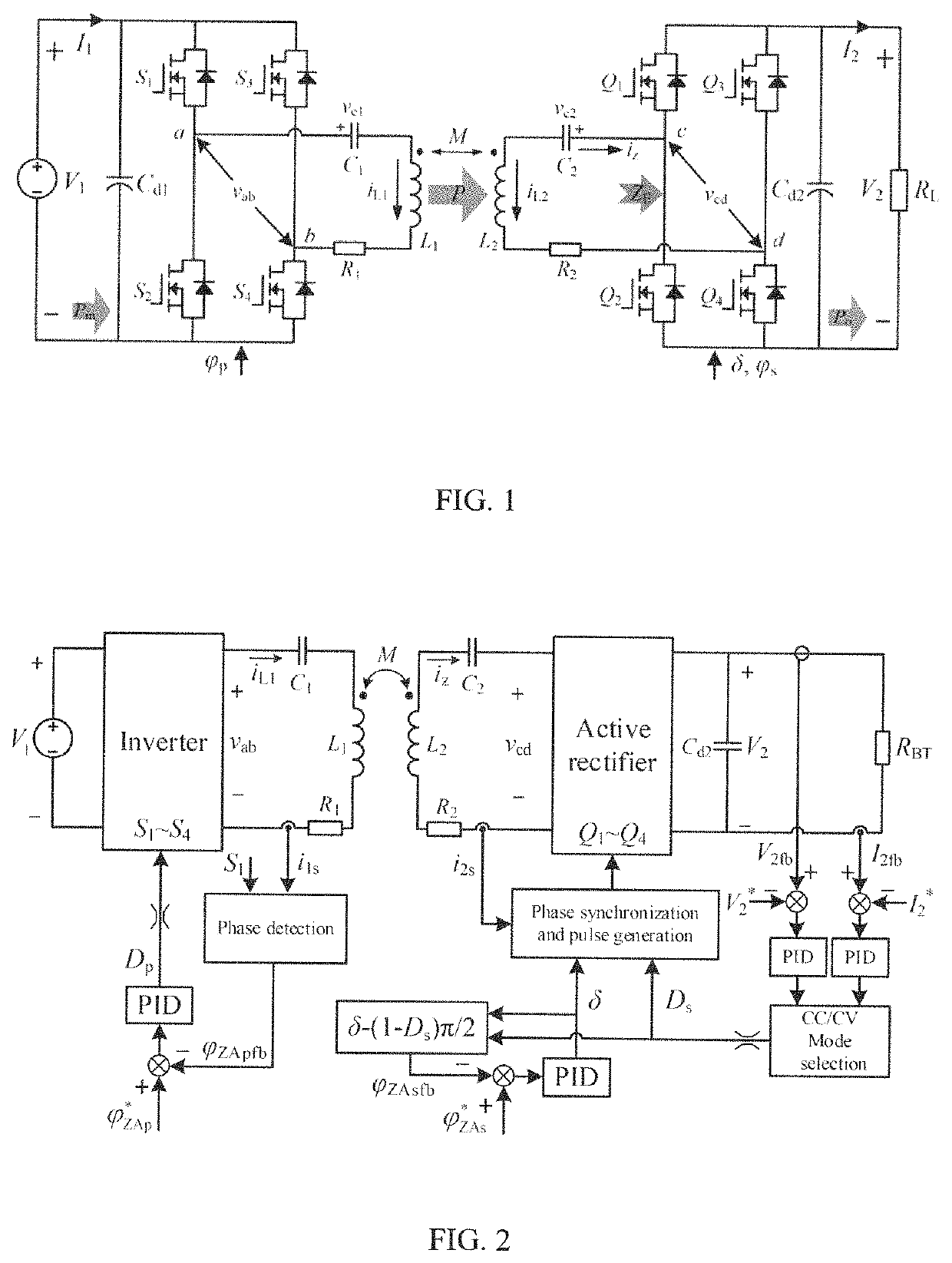 Joint control method with variable ZVS angles for dynamic efficiency optimization in wireless power charging for electric vehicles