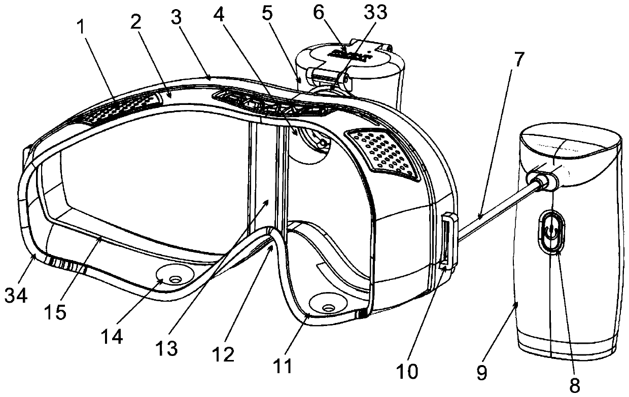 Micro-grid vibration ophthalmic atomizer