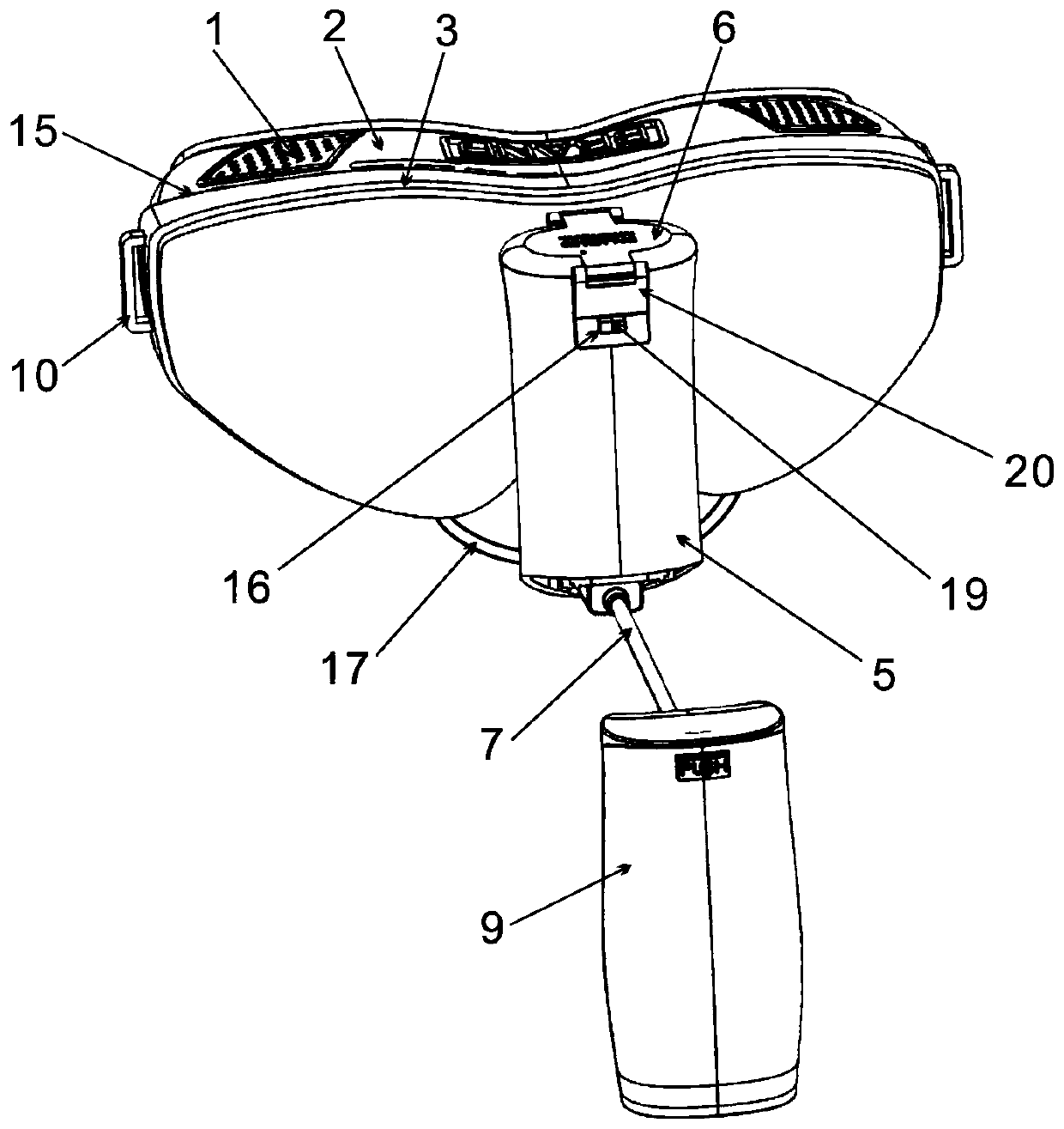 Micro-grid vibration ophthalmic atomizer