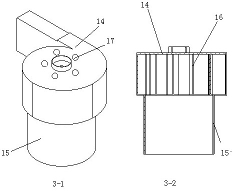 Water wheel centrifugal defoaming device
