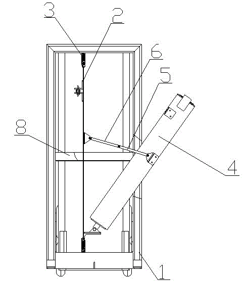 Vehicle-mounted protective device for portable digital radiography (DR) equipment