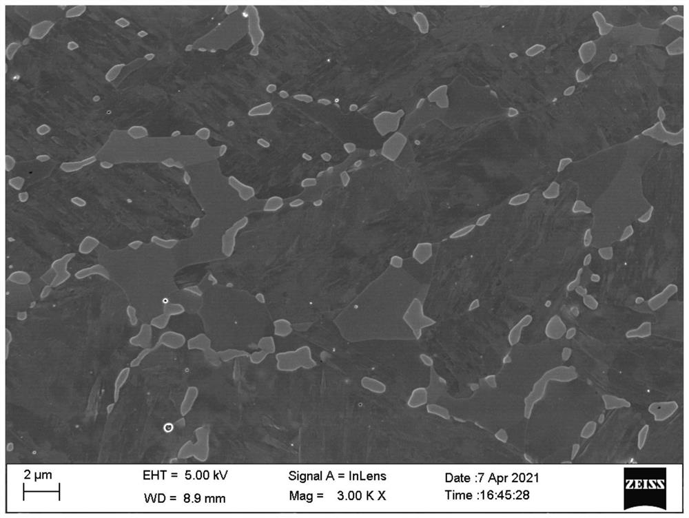 Heat treatment process for improving high-temperature tensile plasticity of heat-resistant alloy