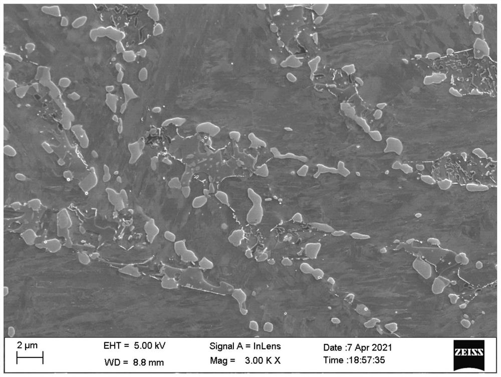 Heat treatment process for improving high-temperature tensile plasticity of heat-resistant alloy