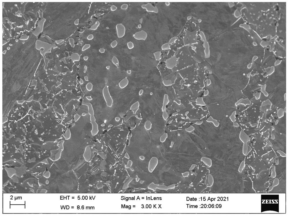 Heat treatment process for improving high-temperature tensile plasticity of heat-resistant alloy