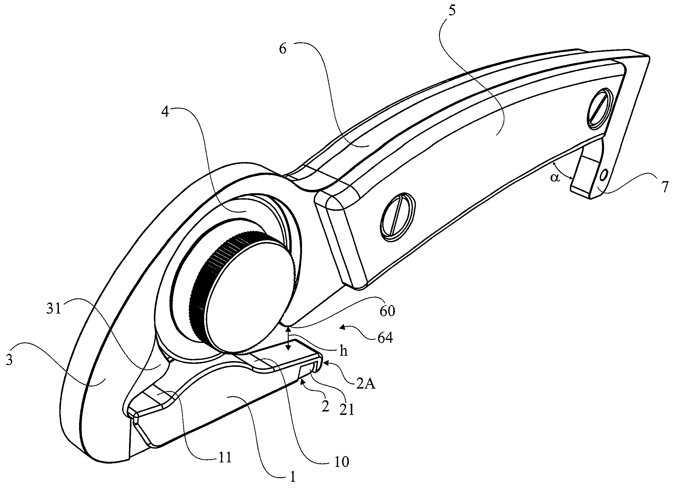 Hand-held cutting device