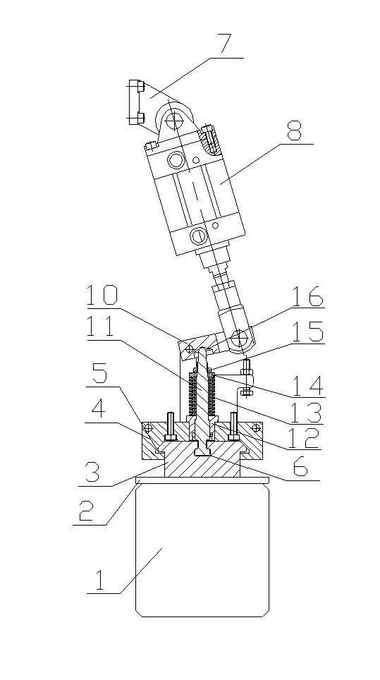 Workpiece clamping mechanism of multi-wire cutting machine