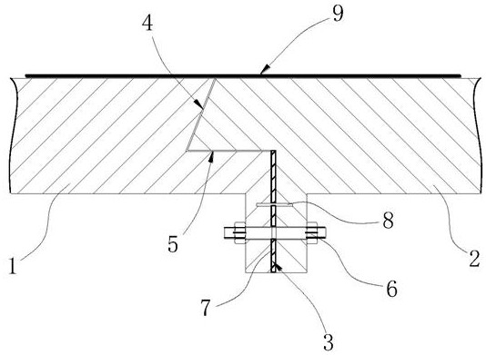A high-strength connection structure and segmented wind turbine blades
