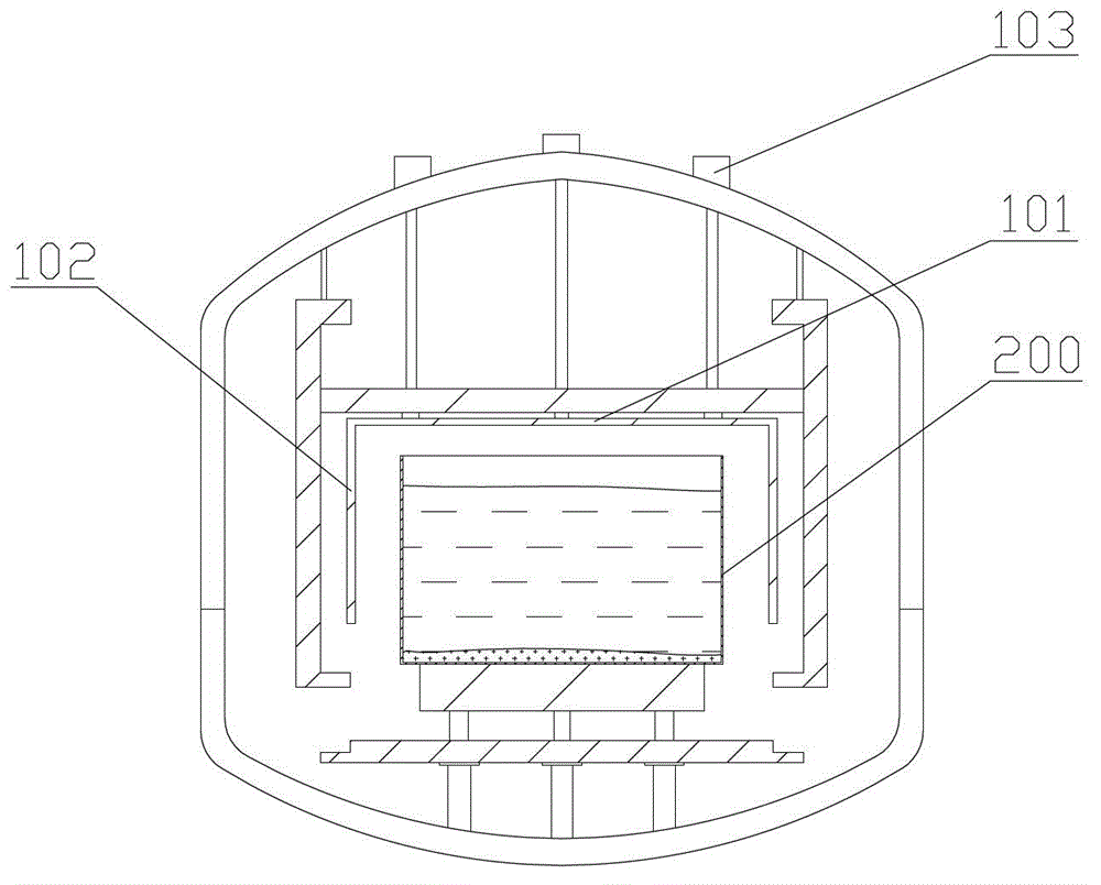 Polycrystalline silicon ingot production furnace and crucible thereof