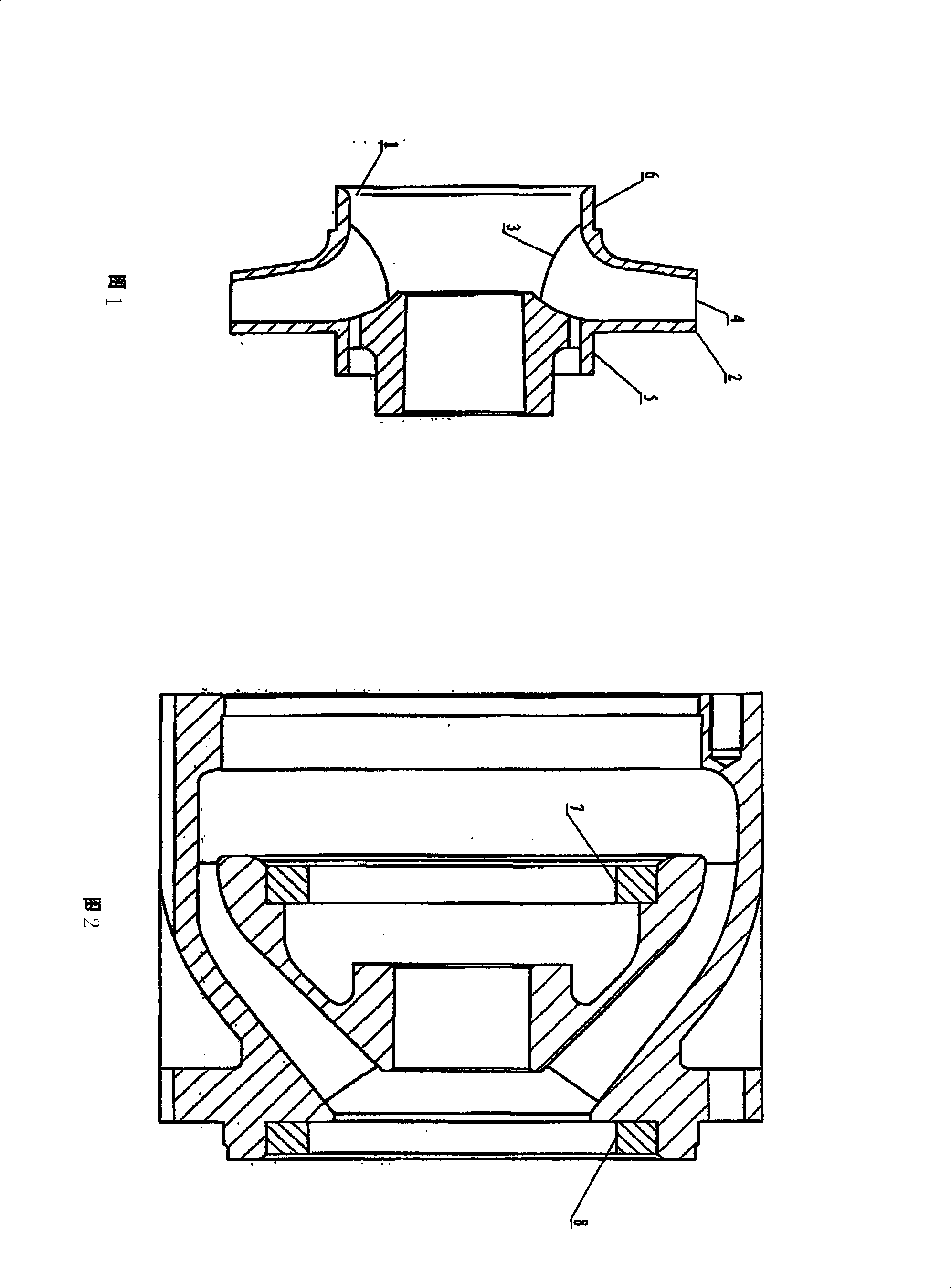 Method for producing single-pump body multi-flux submersible pump
