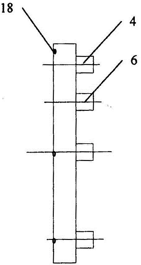 Multichannel carbon dioxide concentration automatic surveying device of grain piles in grain bin