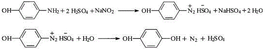 Hydrolysis process for hydroquinone